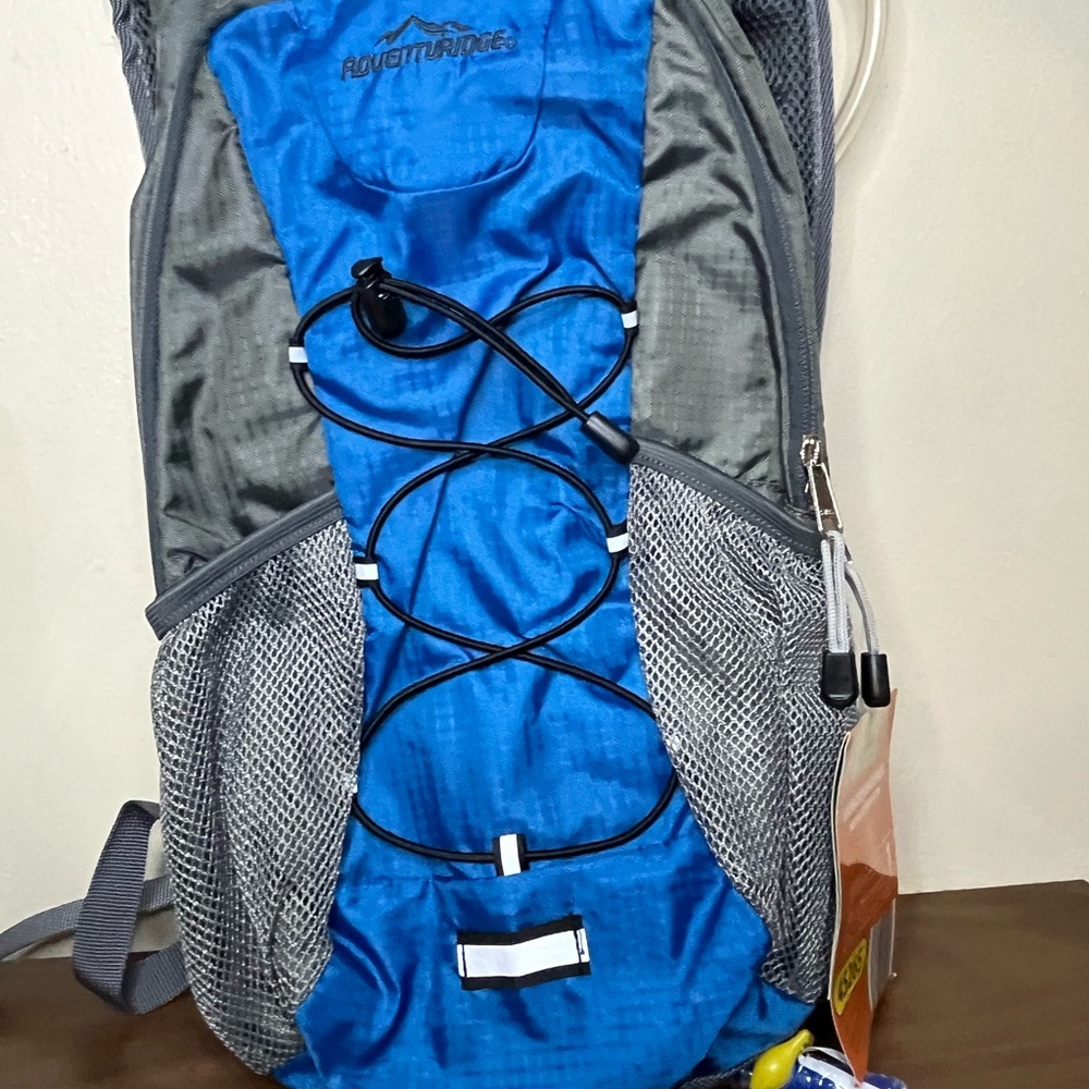 Adventure Backpack in Blue and Gray